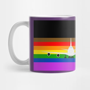 Queen of the Skies Boeing 747 Pride Mug